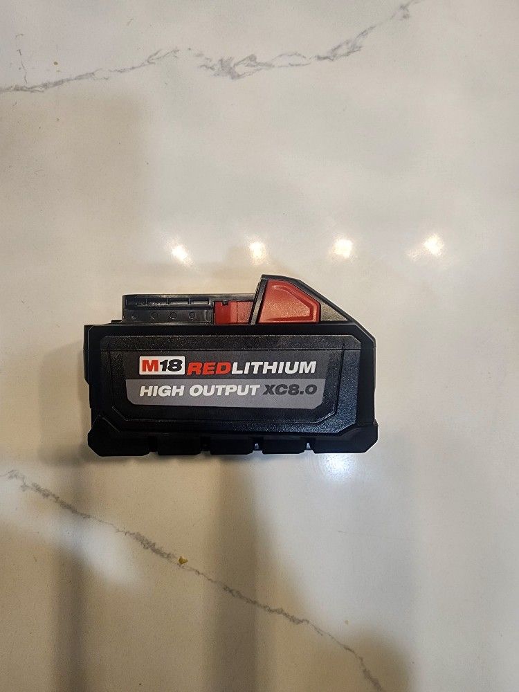 Mikwaukee 8.0 Battery. M18. (new)