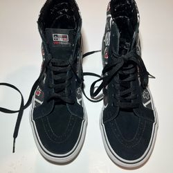 Vans Nintendo NES Controller Game Over SK8 High Top Sneakers Men 10.5 *READ*