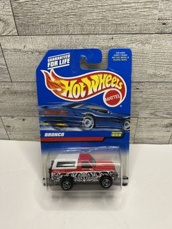 Hot wheels Red / White ‘1997 Bronco 4X4 Truck • Die Cast Metal • Made in Malaysia