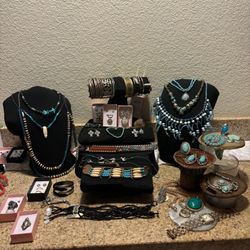 Turquoise Jewelry Sale Indian Vintage 