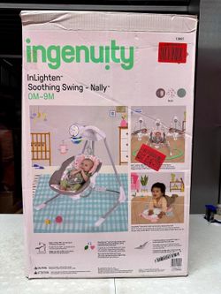 Ingenuity InLighten Soothing Baby Swing - Nally the Owl