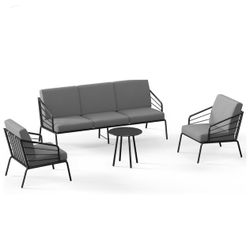4pc Outdoor Patio Furniture Set 