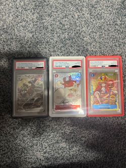 Looking to trade for one big card Pokémon or one piece send offers