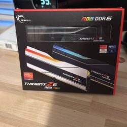 96GB BRAND NEW RAM, G.SKILL Trident Z5 Neo RGB Series DDR5 RAM (AMD Expo) 96GB (2x48GB) 6000MT/s CL28-36-36-96 1.35V 