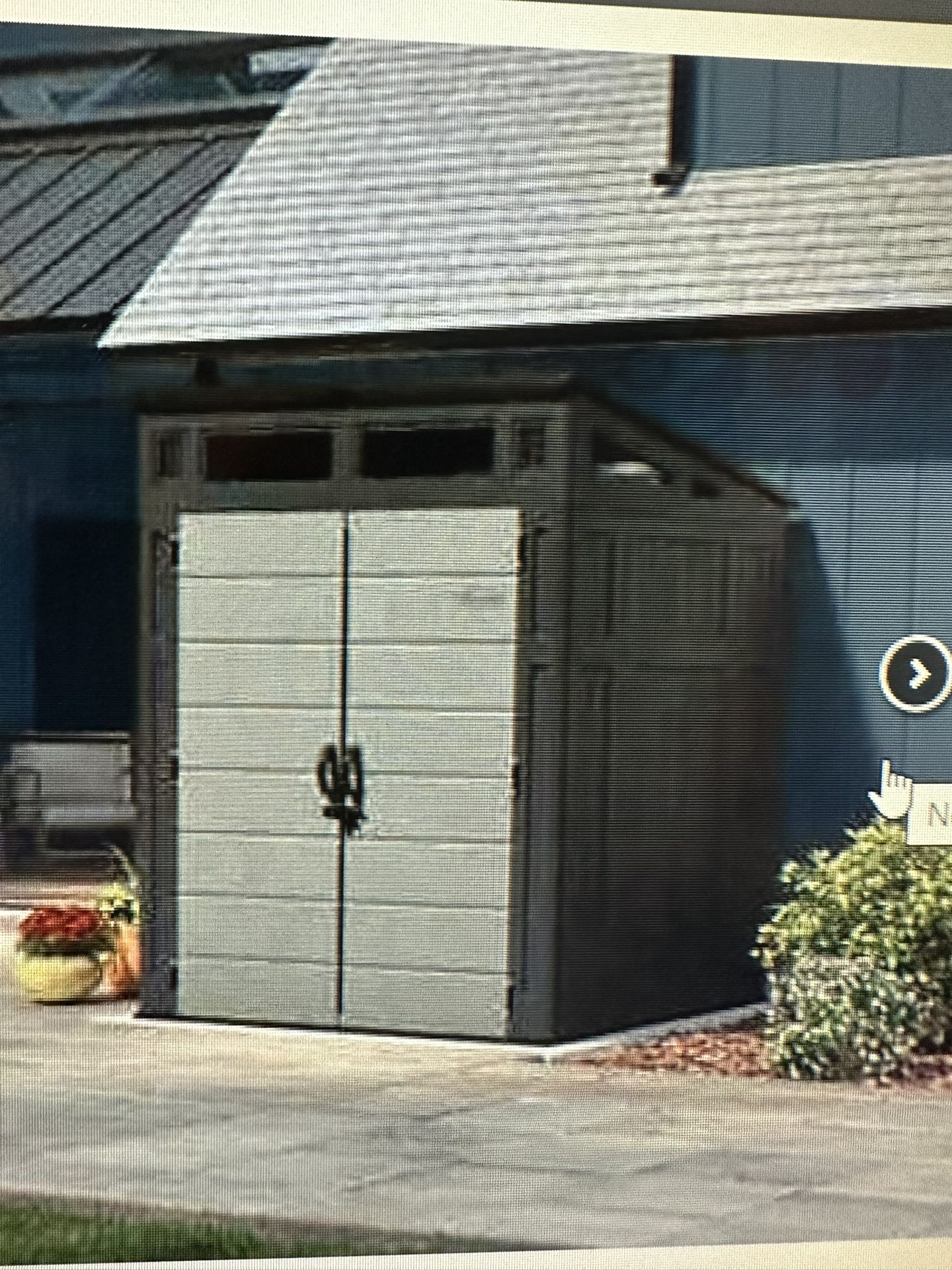 Suncast 6 Ft x 5 Ft Modern Storage Shed