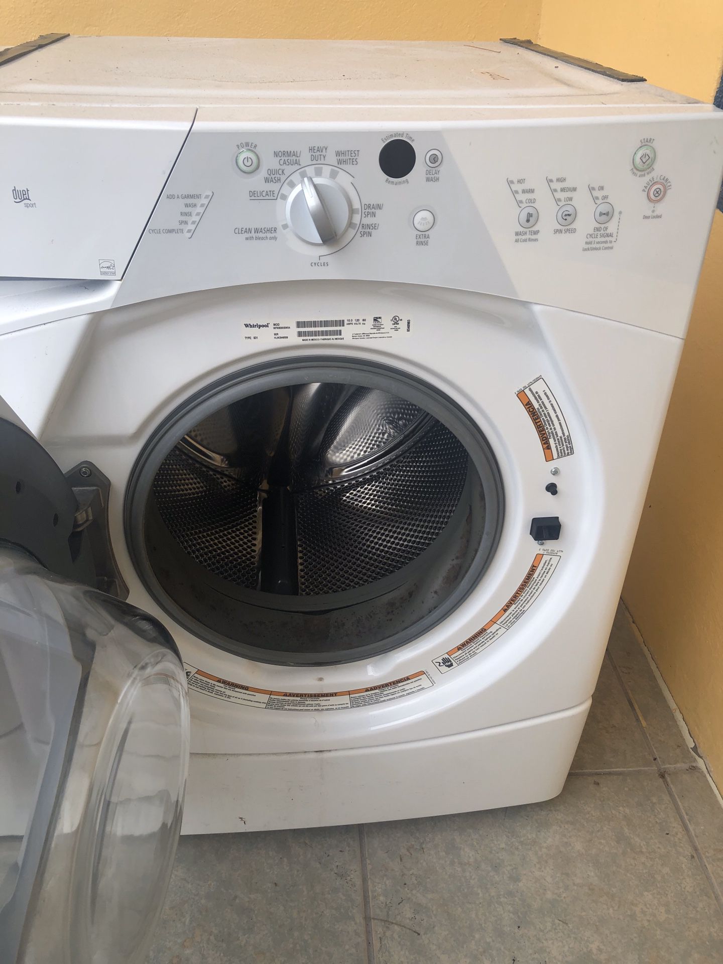 Whirlpool Duet Sport Washer Dryer