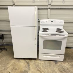 GE Refrigerator And Range Both Works Well 