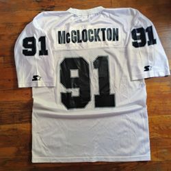 Starter Los Angeles Raiders Jersey Chester McGlockton Size XL Throwback 90s