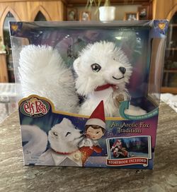 Christmas gifts, brand new in box  elf on the shelf Arctic Fox 