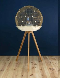 Omlet Geo Bird Cage & Stand - In the box