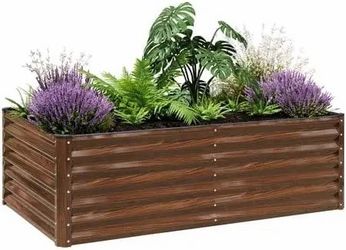 6x3x2 ft Metal Raised Garden Bed