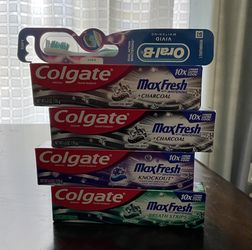 Colgate Toothpaste/ Oral-B Toothbrush 