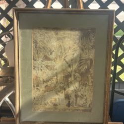 Now get what you want; Framed in the 90s Antique Indian Print or Part of an Antique Batik Tapestry: