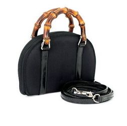 Gucci Bamboo Mini Dome Handbag Black