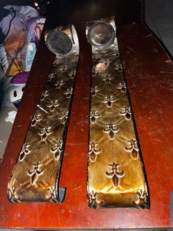 Fleur de Lis wall candle sconces