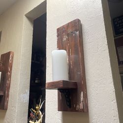 Reclaimed Wood Candle Holder Made To Order 