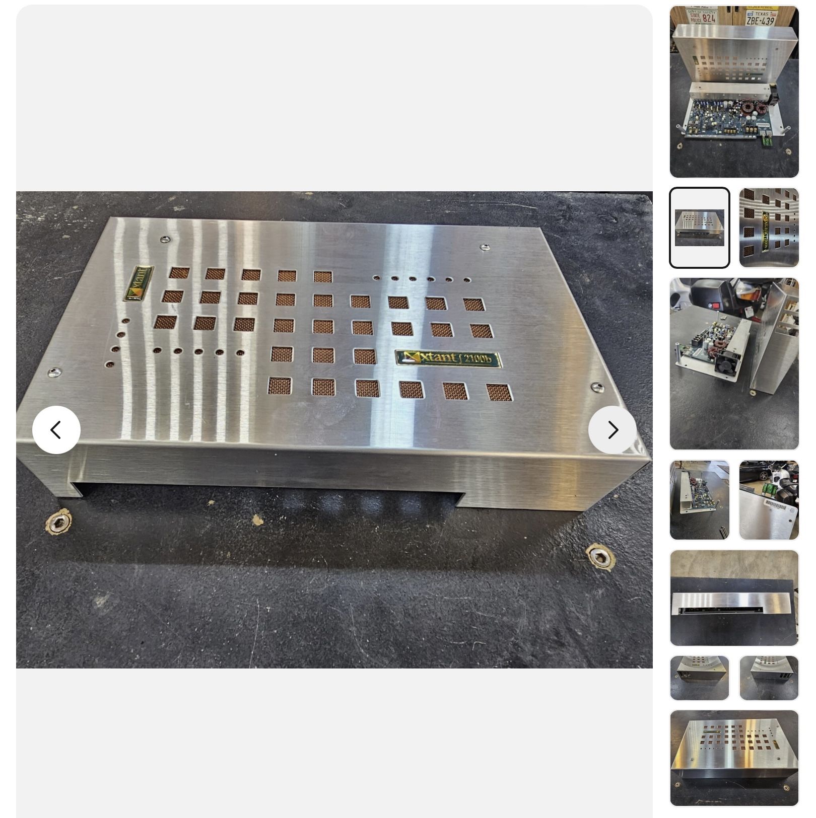 XTANT 2100B. Car Audio High End , Vintage, Unbeaten Design Amplifier