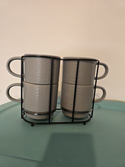 4 Piece Mug Set New 