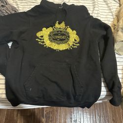 Supreme Love Or Hate Hoodie Black