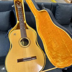 Beautiful 1960s Espana SL-1 Classical Acoustic Guitar Made in Finland With Hard-shell Case
