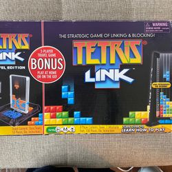 Tetris Link Play at home with bonus 2 player travel game included