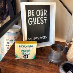BE OUR GUEST WIFI SIGN