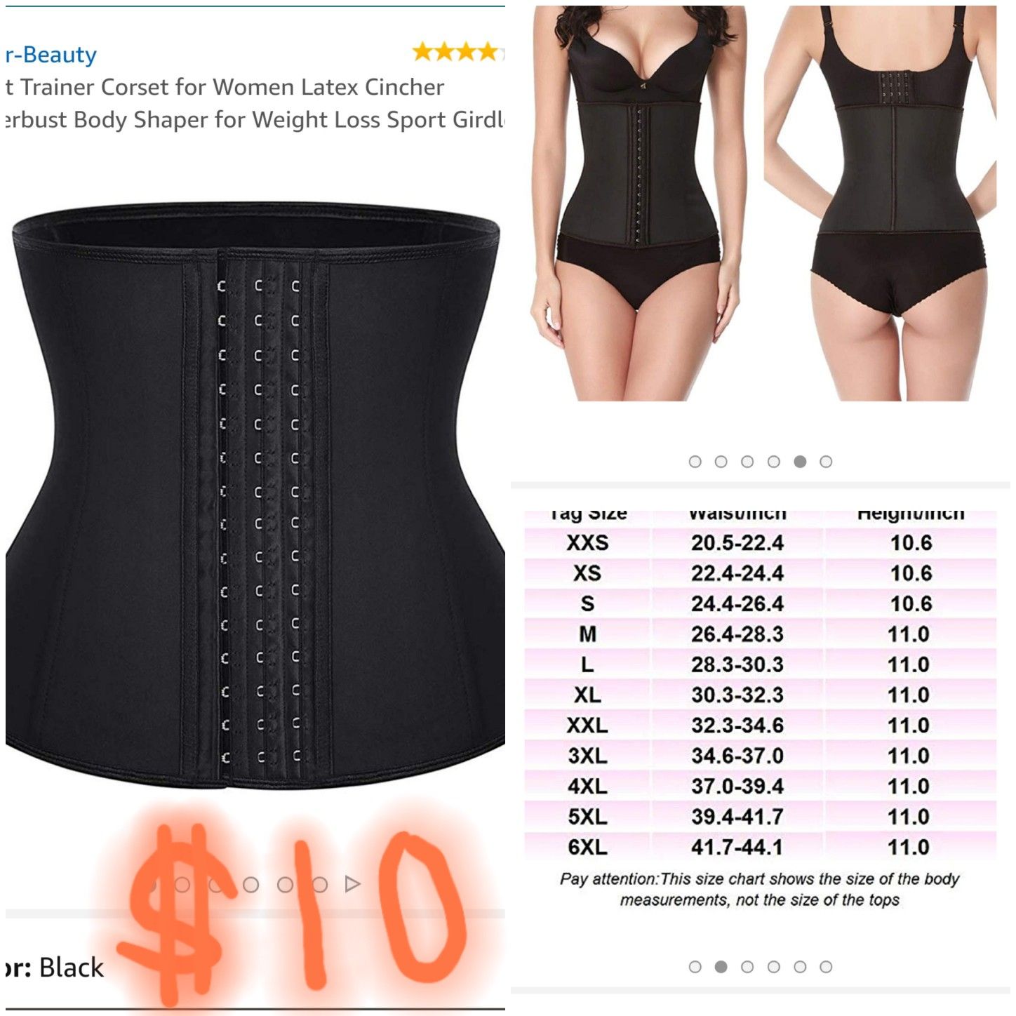 Corset Size M