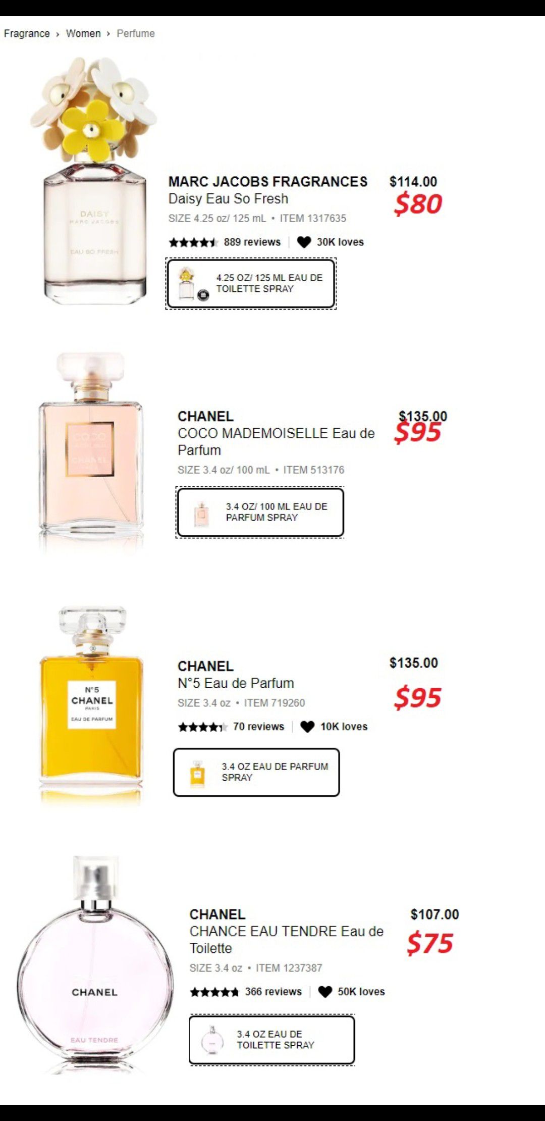 Chanel Perfume.