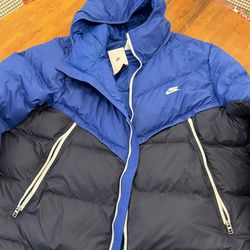 Nike Sportswear Storm-FIT Windrunner Puffer Jacket Blue DR9605-480 Size XXL 2Xl
