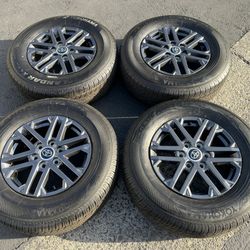 (4) 18” Ford Bronco Wheels 255/70R18 Bridgestone Dueler A/T 