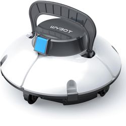Cordless Robotic Pool Cleaner, Pool Vacuum Lasts 53 Mins, Ideal for Above Ground Pools