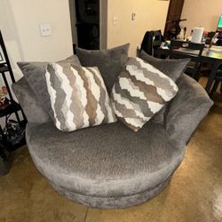 Super Fun Swivel Chair Memory Foam 