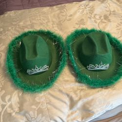 Western Style Green Hats