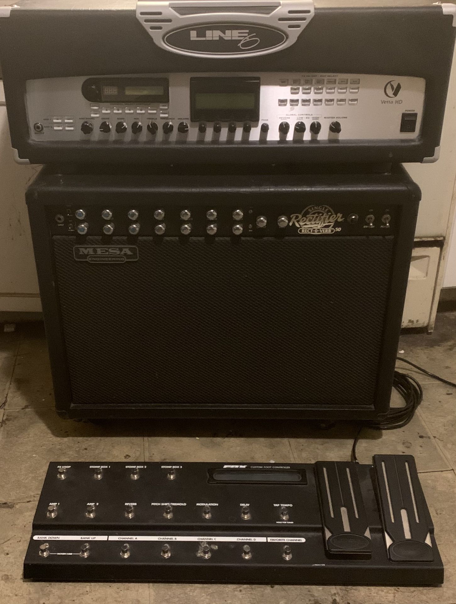 Line 6 Vetta With Long Board Controller