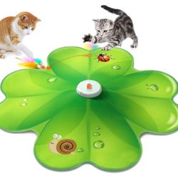 Interactive Cat Toy, Movable LED Red Dot, Hide and Seek Cat Toys