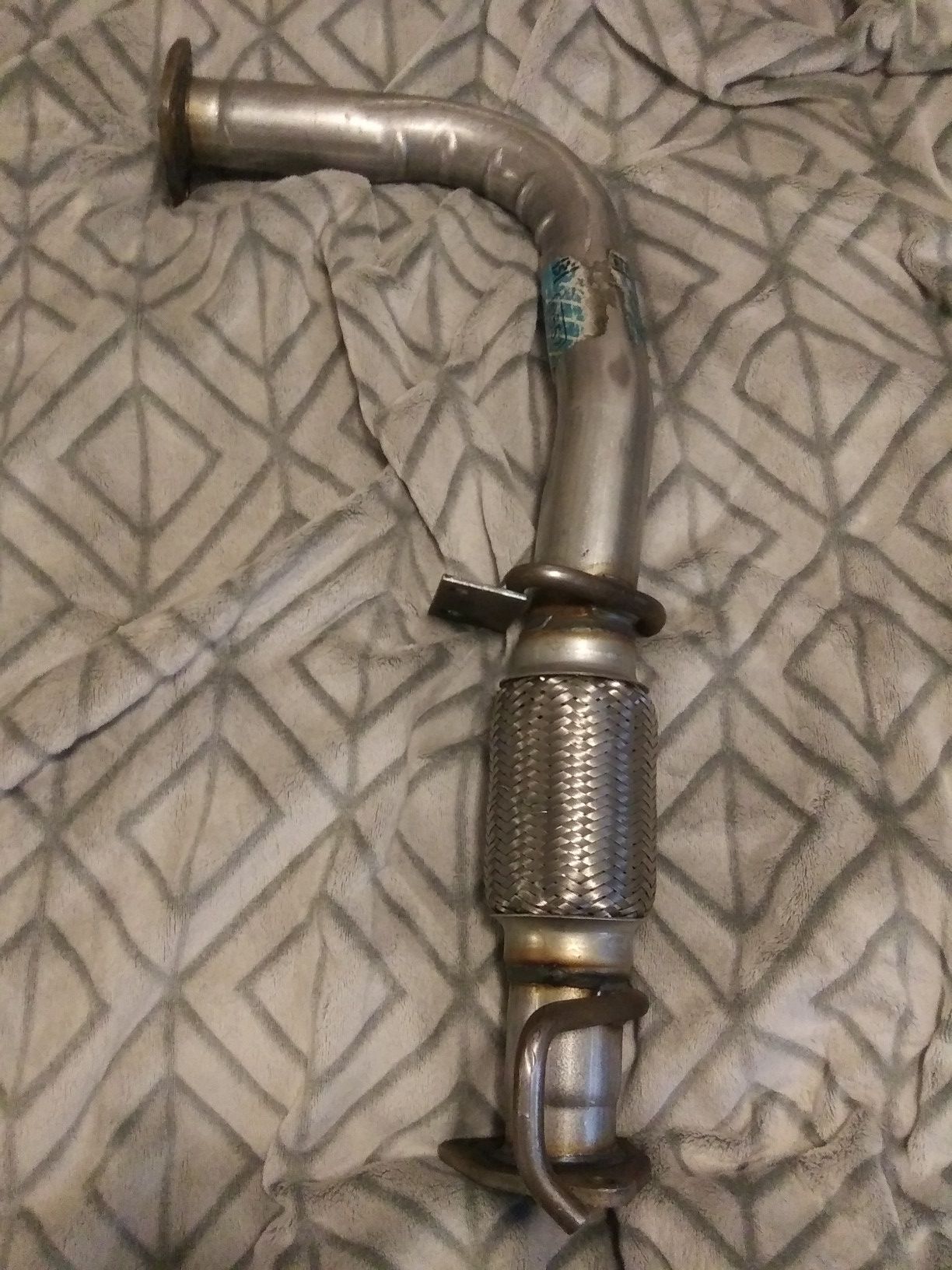 Walker exhaust pipe