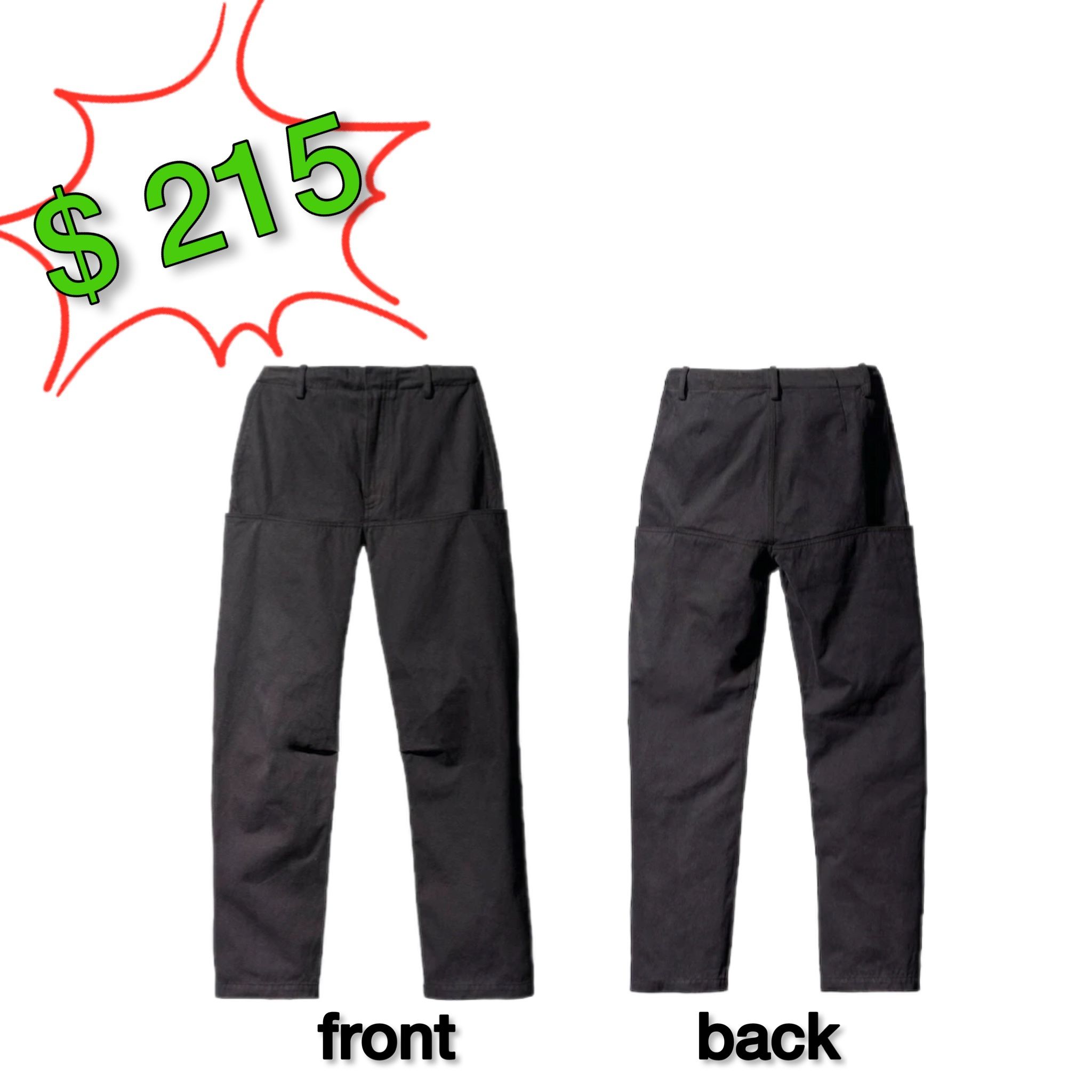 YZY GAP CARGO PANTS (BLACK) ENGINEERED BY BALENCIAGA - Ye - FKA Kanye West