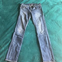 American Eagle Super Stretch Skinny Jeans, Sz 8L