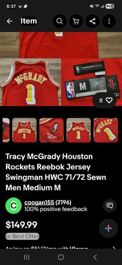Houston Reebok Jersey 4XL