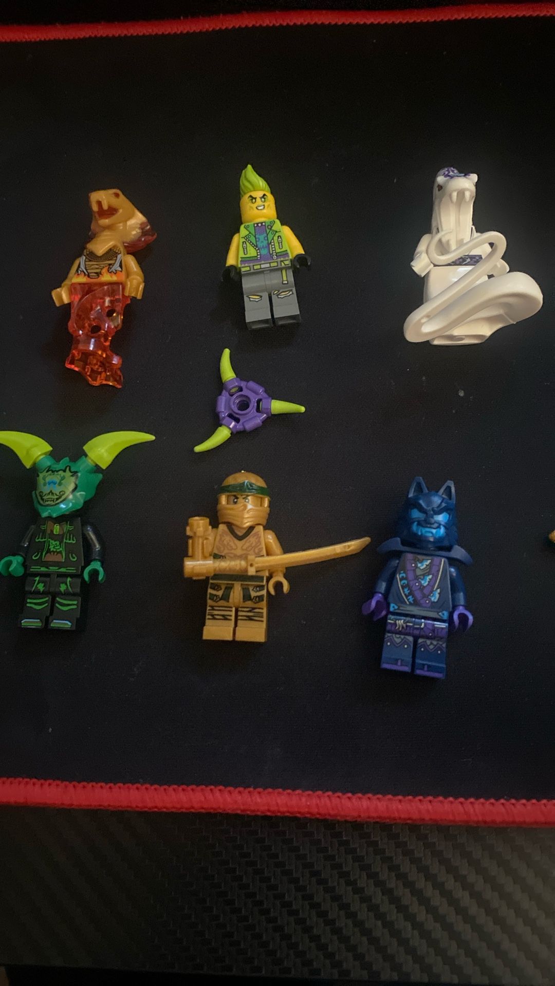 Ninjago Figs Including Golden Lloyd And Toxic
