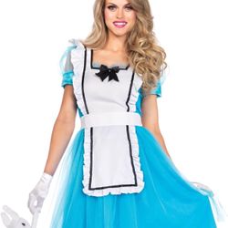 Leg Avenue Women's Classic Alice Halloween Costume Medium