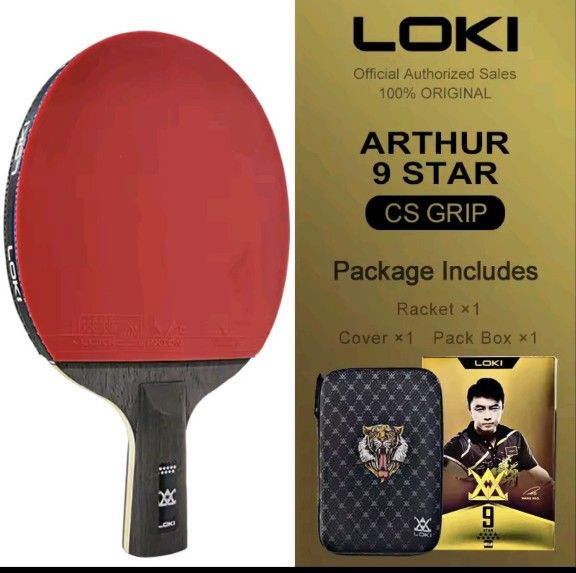 Loki 9 Star Ping Pong Racket