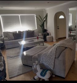 Couch And Chair And Half With Chaise