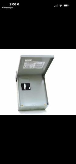 GE 50 Amp 240-Volt Non-Fuse Metallic Spa Panel Disconnect with GFI (TL412R250GF)