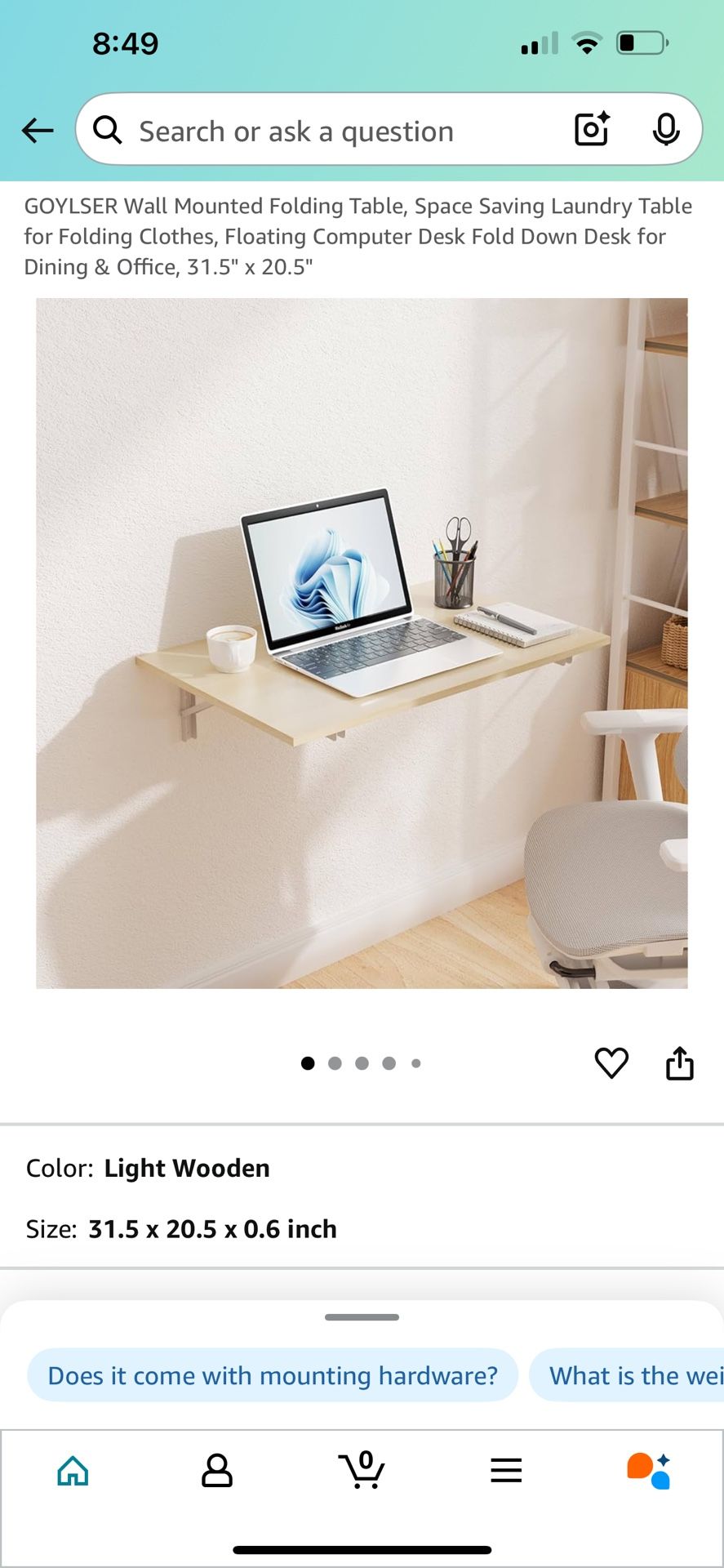 ✨Wall Mounted Folding Table✨