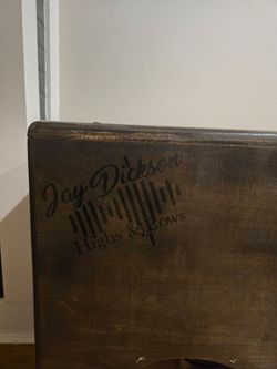 Custom  Jay Dickerson sub woofer box with compartment.