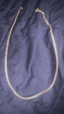 18 K plated Cuban link