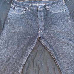 501's Charcoal 36x32