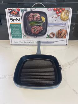 Parini cast iron grill pan