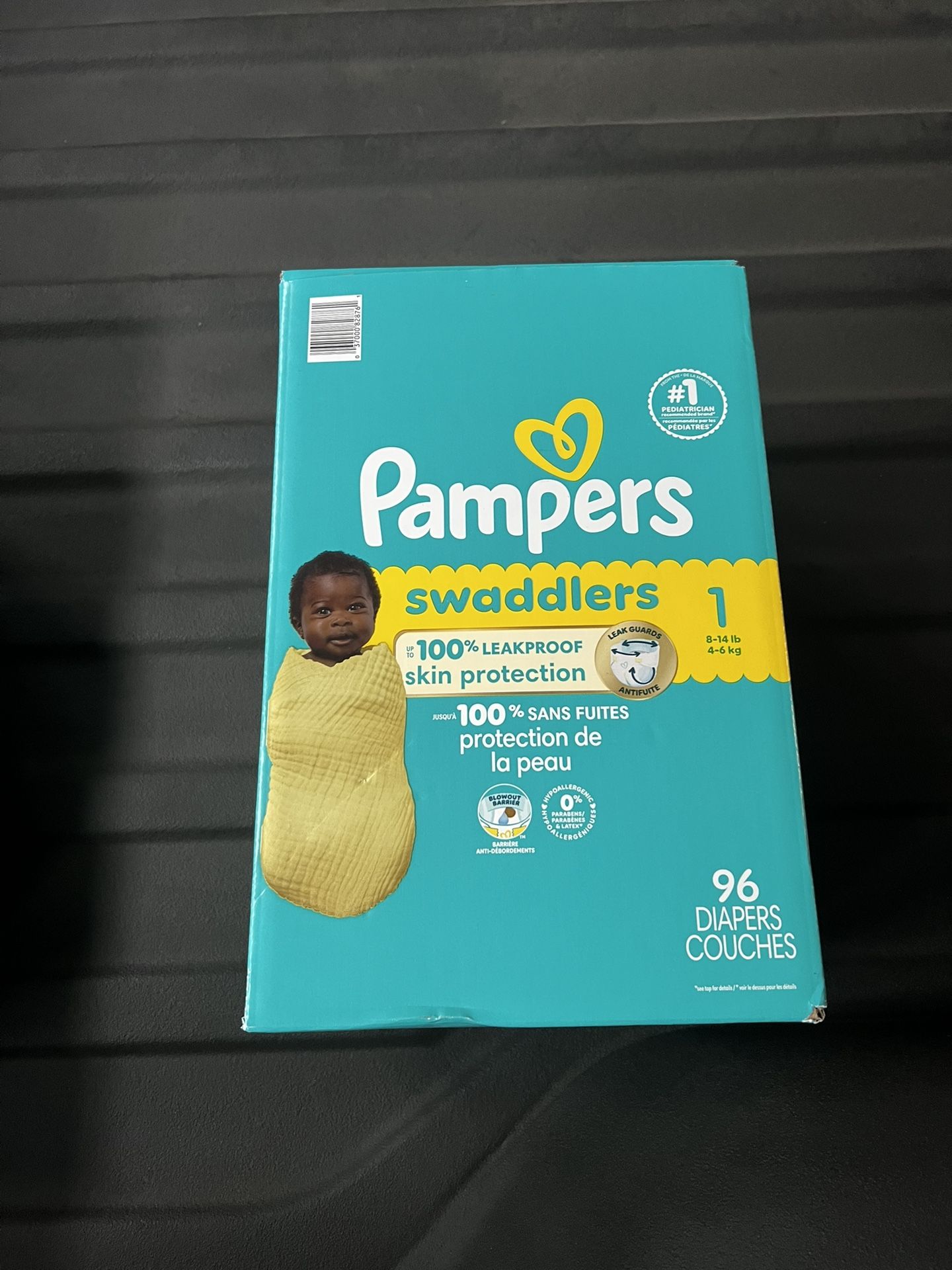 Pampers Diapers Swaddlers Size 1
